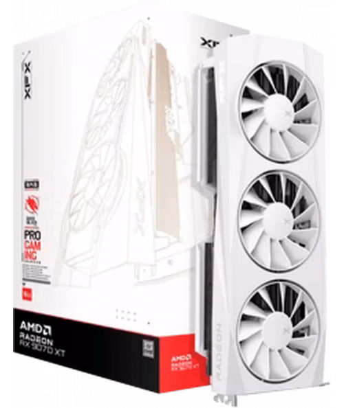 XFX Radeon RX-9070XT White Quicksilver Gaming Edition 16GB GDDR6, 3xDP, HDMI