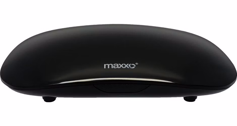Maxxo DVB-T2 Android Box 4K Ultra HD/HEVC H.265, DVB/T, T2, C /Andr. 9.0 /2GB RAM /16GB /HDMI/USB/Air Mouse s klav.