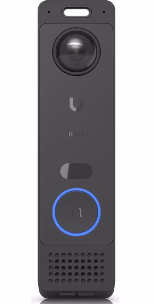 ROZBALENÉ - Ubiquiti UniFi G6 Entry - Video zvonek/čtečka, 5Mpx, IR LED, AI detekce, NFC, obousm. audio, IP55, PoE+, černá