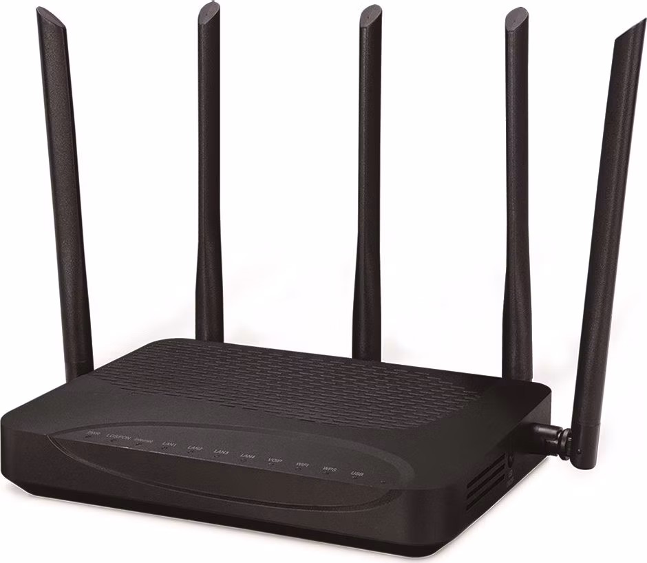 Planet GPN-400AXV GPON HGU, 4x1Gb, 3000Mbps 802.11AX Wireless, Wi-Fi 6, GUI Management