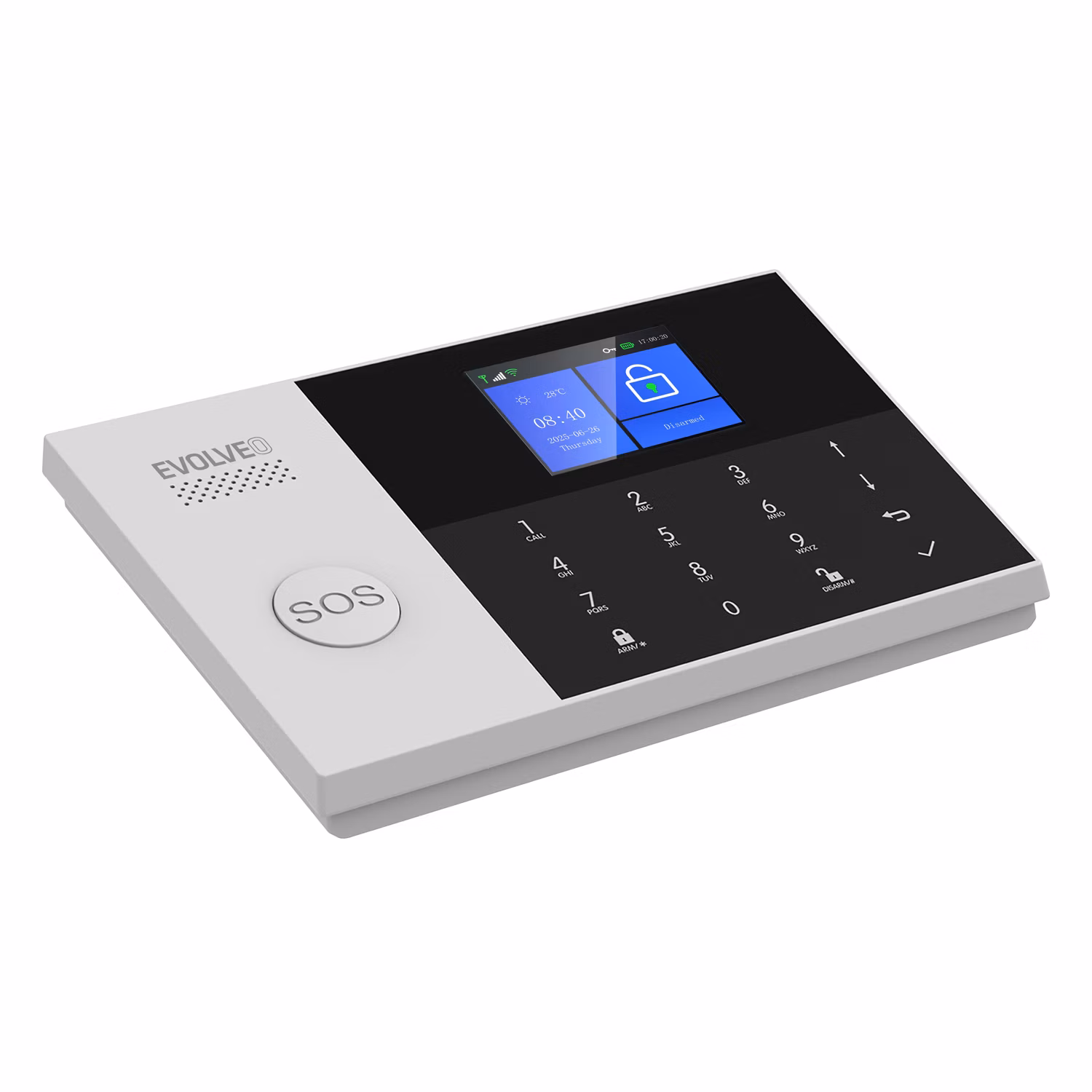 EVOLVEO SecuPro2, chytrý bezdrátový GSM&amp;Wi-Fi zabezpečovací systém