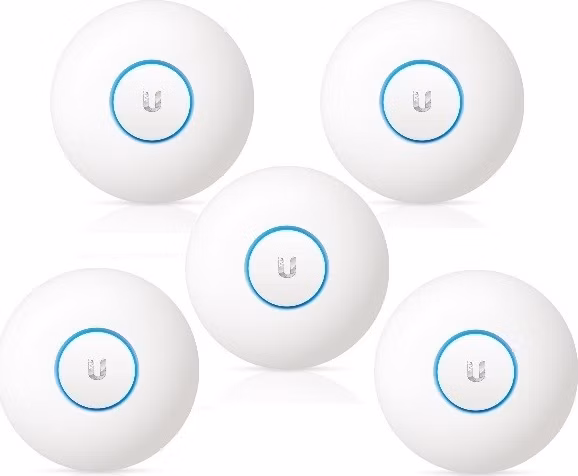 Ubiquiti UniFi AC PRO 5 - Wi-Fi 5 AP, 2.4/5GHz, až 1750 Mbps - sada 5ks (bez PoE injektorů)