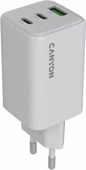 Canyon CU65ACC vysokorýchlostná univerzálna nabíjačka do steny 1x USB-C 65W, 1x USB-C 20W, 1x USB-A 18W
