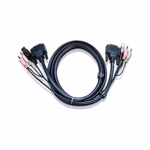 ATEN int.kabel pro KVM USB, DVI, audio, 1,8m pro CS1768
