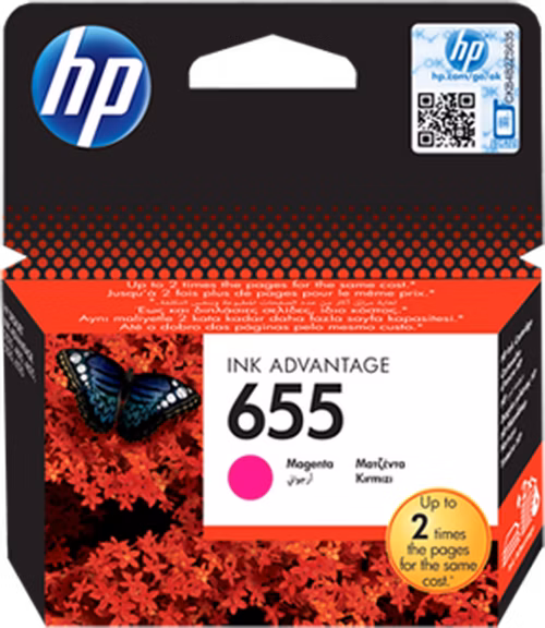 HP inkoustová kazeta 655 purpurová CZ111AE originál