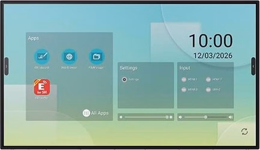 SHARP PN-LB753 75" LB-Series Interactive Display, UHD, 500 cd/m2, 40 touch points, OPS Slot, USB-C, HDMI-out