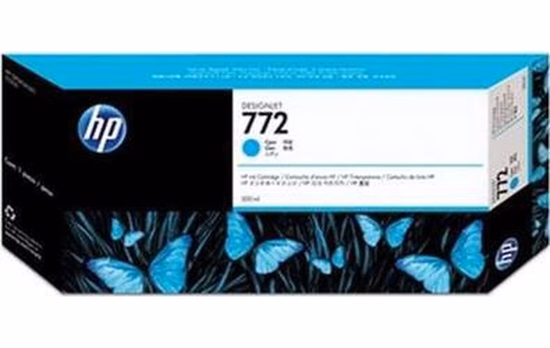 HP Ink Cartridge 772/Cyan/300 ml