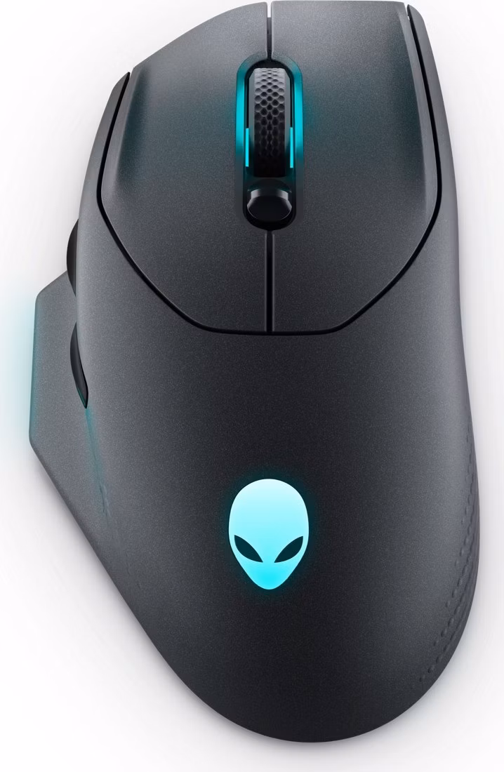 Dell Alienware 620M/Herní/Optická/Pro praváky/26 000 DPI/Drátová+bezdrátová/Černá