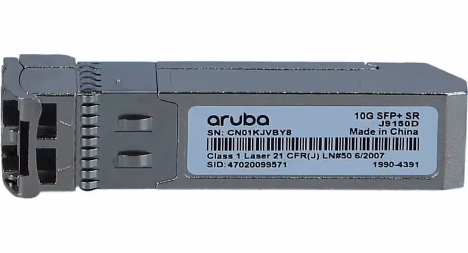 Aruba 10G SFP+ LC SR 300m MMF XCVR