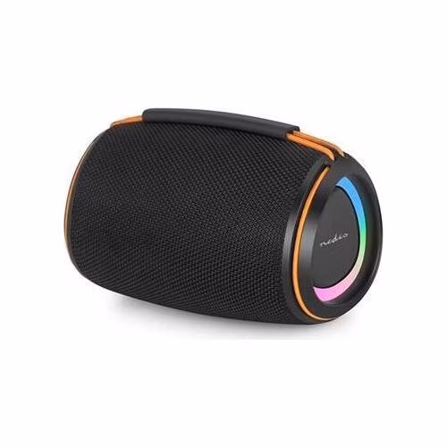 Nedis SPBT2026BK - Bluetooth® Reproduktor | 40 W | Mono | Home / Portable / Venkovní | Propojitelný | Černá / Oranžová
