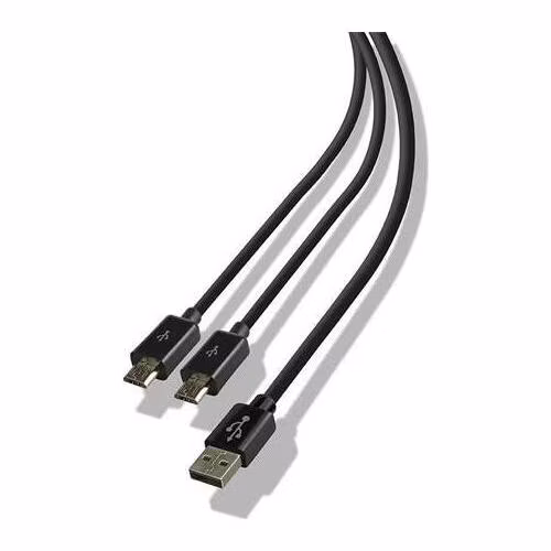 LEXIP STEELPLAY - USB PLAY &amp; CHARGE KABEL PRO PS4, 3M, ČERNÝ
