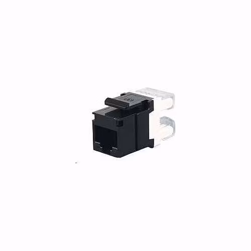 Solarix zárezový keystone CAT5E UTP RJ45 čierny SXKJ-5E-UTP-BK