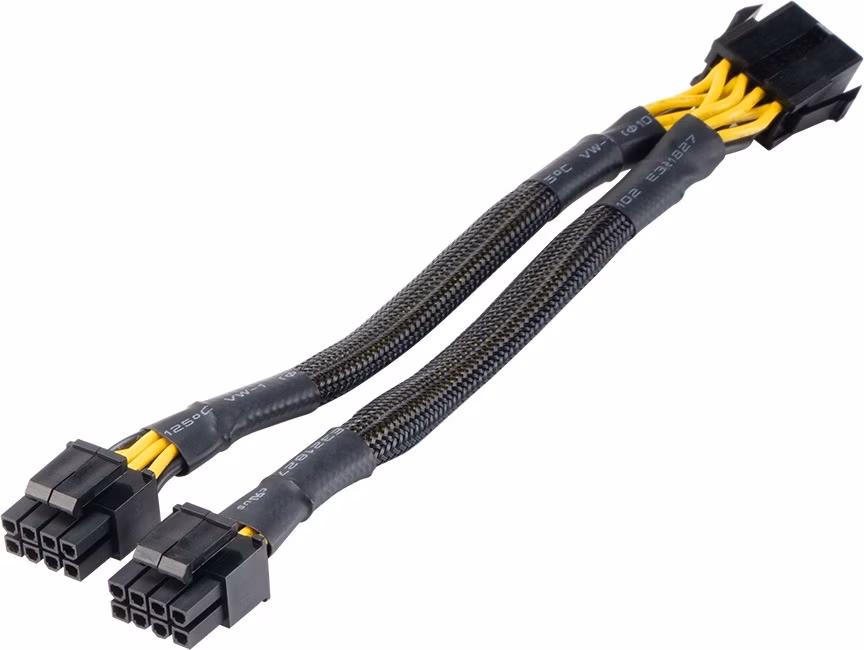 AKASA - 8-pin na Dual 4+4-pin CPU Power Adapter