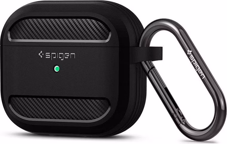 Spigen puzdro Rugged Armor pre Apple Airpods 3 - Matte Black