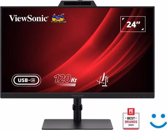 Viewsonic VG2441V 24" IPS/1920x1080@120Hz/4ms/250cd/HDMI/DP/USB/USB-C/Webcam/Repro/Pivot/HAS/VESA