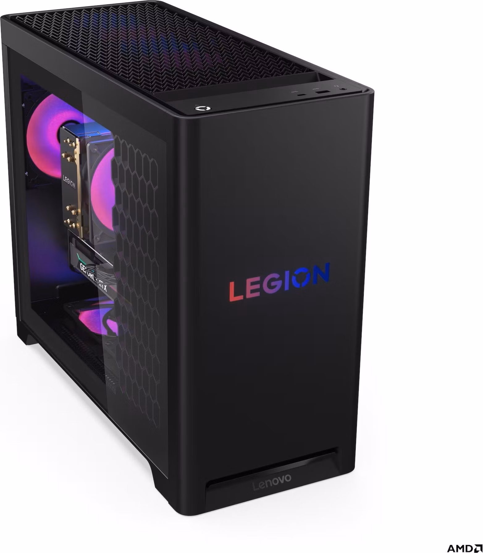 Lenovo Legion T5 30AGB10 Tower(30l) Ryzen9 7950X3D 32GB 2TB-SSD RTX5070Ti-16GB Win11Home Eclipse Black