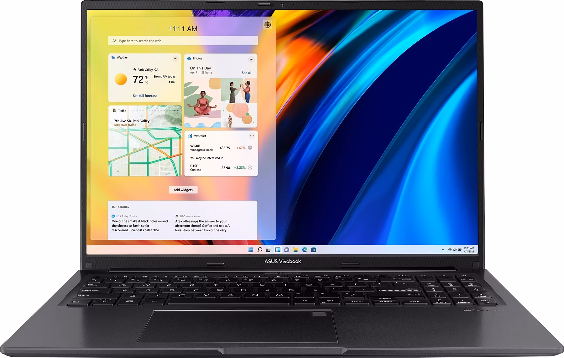 ASUS Vivobook 16 X1605VA-OLED248Z, Core 9 270H, 16.0˝ 1920 x 1200 FHD, UMA, 8GB, SSD 512GB, FDOS, FPR, bez AC adaptera
