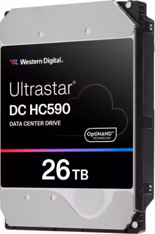 Western Digital Ultrastar DC HC590 3,5" HDD 26TB 7200rpm SATA 6Gb/s 512MB