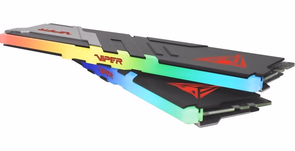 PATRIOT VIPER VENOM RGB 32GB DDR5 6000MT/s / DIMM / CL28 / 1,4V/ Kit 2x 16GB / AMD Series