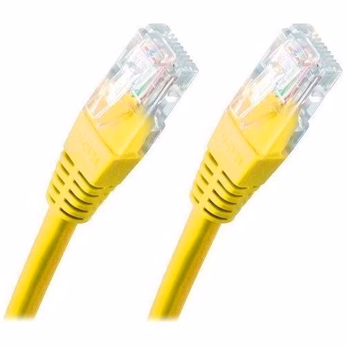 XtendLan Patch kabel Cat6 UTP 1,5m - žlutý