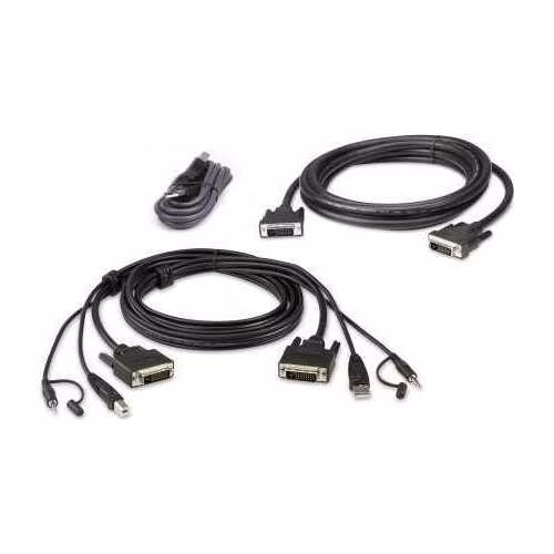 ATEN 3M USB DVI-D Dual Link Dual Display Secure KVM Cable Kit