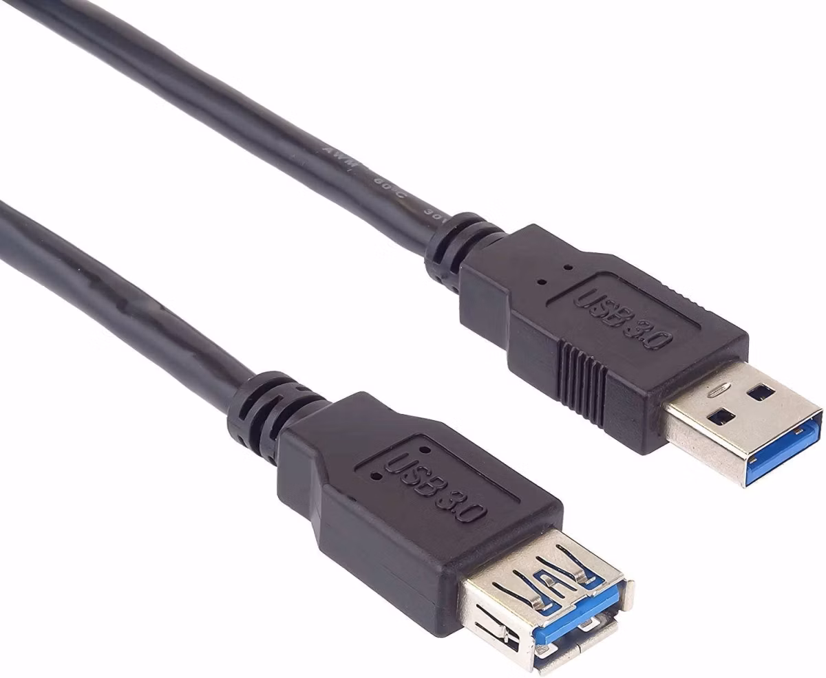 Predlžovací kábel USB PremiumCord 3.0 Super rýchly 5Gbps A-A, MF, 9pin, 0.5m