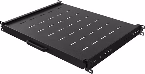 LANBERG POSUVNÁ POLICA PRE 19" RACKOVÉ SKRINE 350MM ČIERNA (1U/445X350MM, NOSNOSŤ 35KG, 4-BODOVÉ M