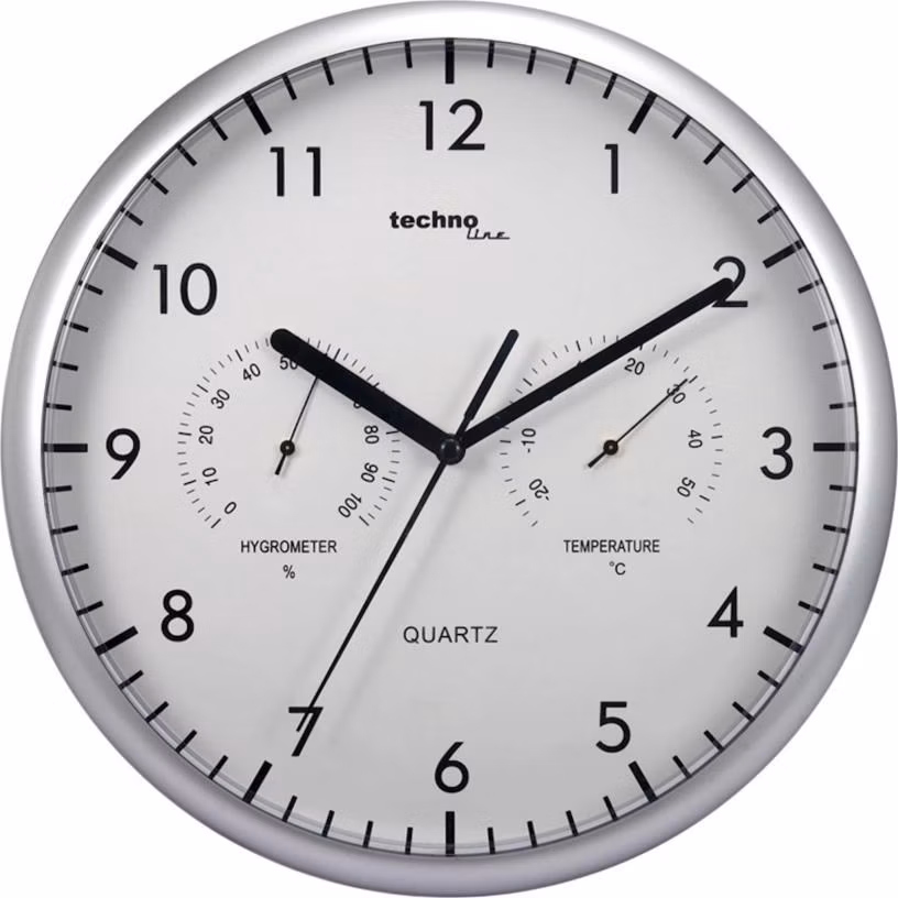 Hodiny TechnoLine WT 650, stříbrné