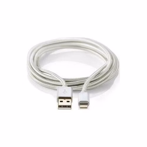Nedis CCTB39300AL30 - Synchronizační a nabíjecí kabel | Apple Lightning 8-pin Zástrčka - USB A Zástrčka | 3 m | Hliník