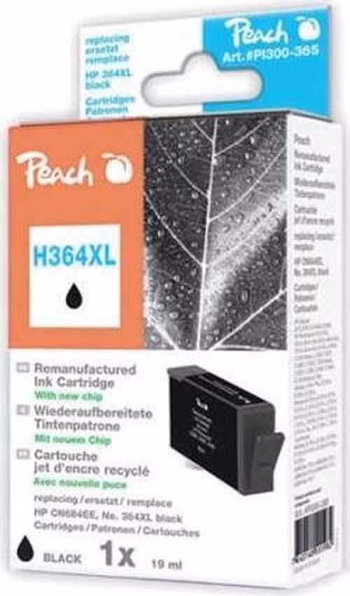 PEACH kompatibilní cartridge HP CN684EE, No. 364XL, 19ml, Inklevel