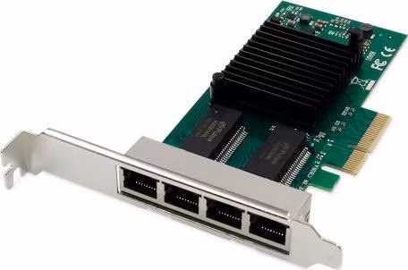 DIGITUS 4 Port RJ45 Intel I350 Server NIC
