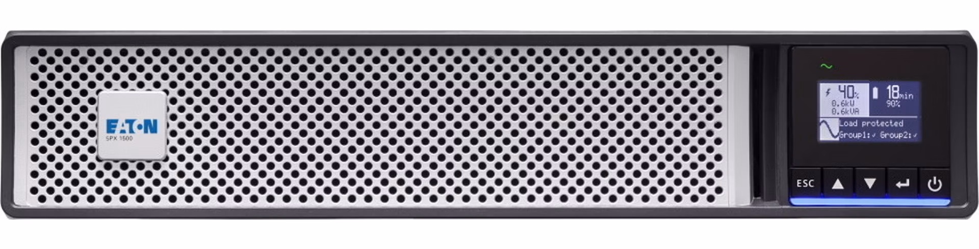 Eaton 5PX 1500i RT2U Netpack G2, Gen2 UPS 1500VA / 1500W, 8 zásuvek IEC, rack/tower, LAN karta (EBM: 5PXEBM48RT2UG2 )