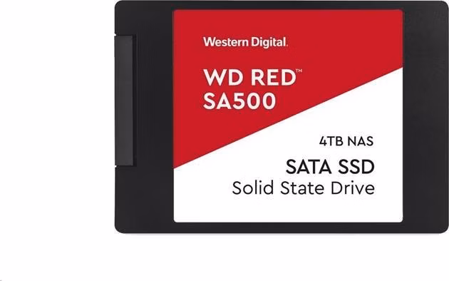 WD RED SSD 3D NAND WDS400T2R0A 4TB SATA/600, (R:560, W:530MB/s), 2.5"