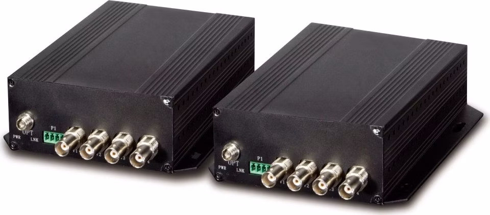 Planet VF-402-KIT opto konvertor 4x Video, 4x RS-485, FC konektor,singlemode, po jednom vlákně, cena za pár