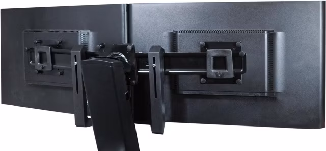 ERGOTRON KIT, SINGLE MONITOR TO DUAL MONITOR WITH HANDLE, BLACK, kit pro rozšíření na 2 mon + držadlo