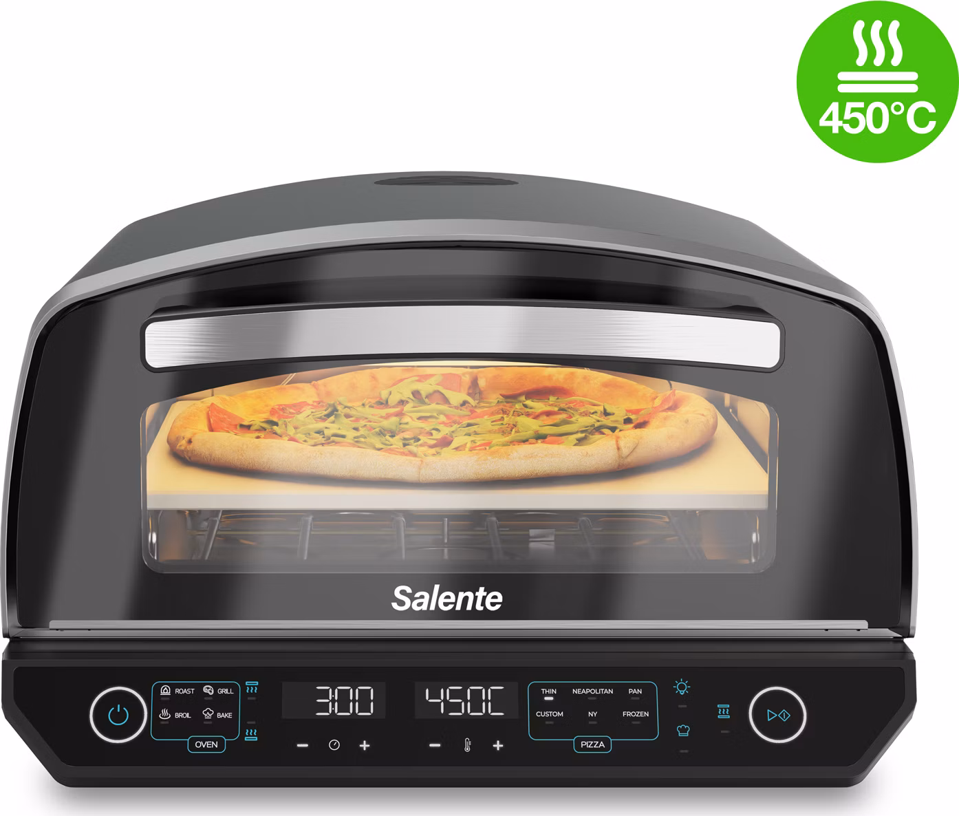 Salente Vulcano, elektrická pizza pec, 450°C