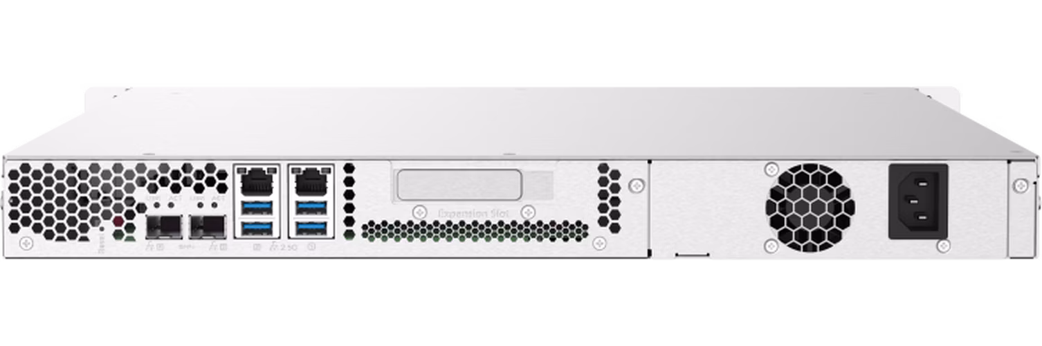 QNAP TS-432PXU-2G (1,7GHz / 2GB RAM / 4x SATA / 2x 2,5GbE / 2x 10GbE SFP+ / 1x PCIe / 4x USB 3.2)