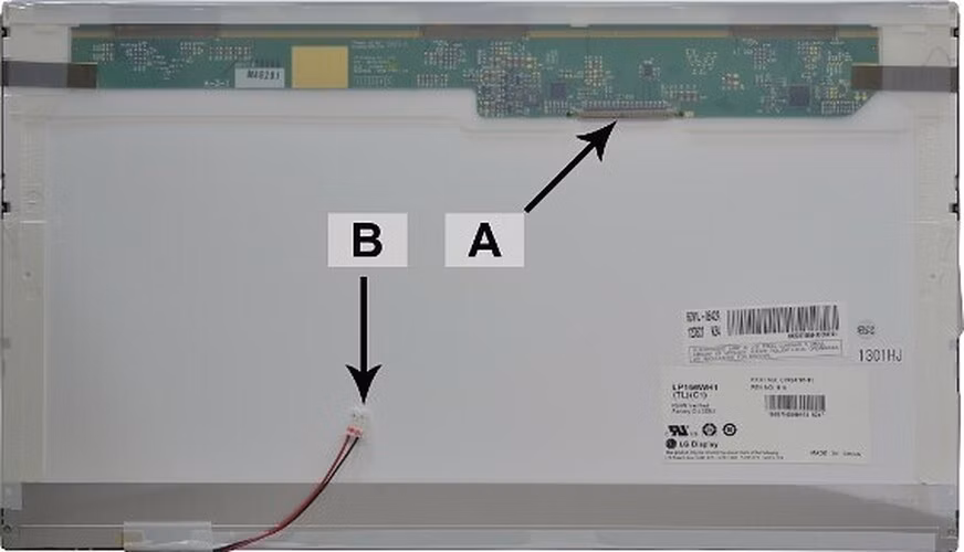 2-Power náhradní LCD panel pro notebook 15.6'' WXGA HD 1366x768 CCFL1 lesklý 30pin