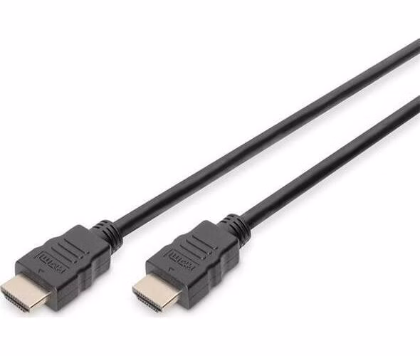 Digitus Připojovací kabel HDMI High Speed, typ A M/M, 10,0 m, Full HD 60p, zlatý, bl