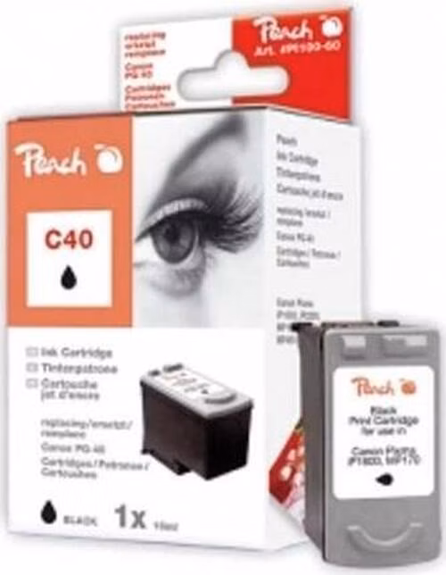 PEACH kompatibilní cartridge Canon PG-40, Black, 23 ml