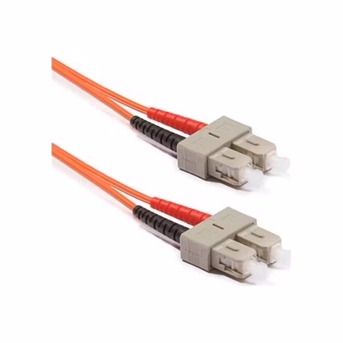 Optický patchkábel duplex SC-SC, 50/125 um MM, 1m, OM2