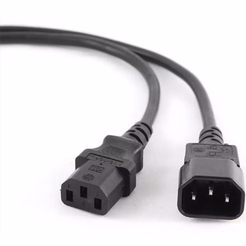 GEMBIRD Kabel síťový 1,8 m napájecí (C13 to C14), VDE