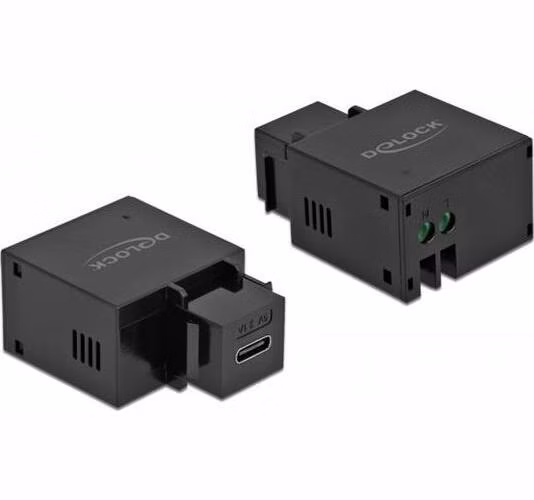 Delock Keystone Modul s nabíjecím portem USB C, 2.1 A, černá