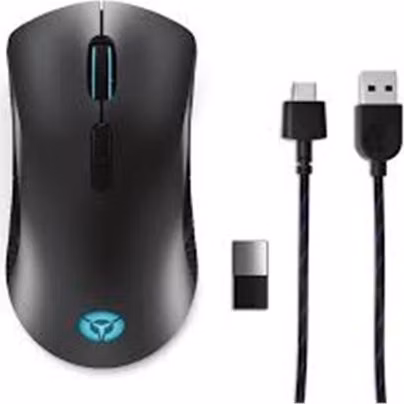 Lenovo Legion M600/Herná/Optická/6 000 DPI/Drôtová+bezdrôtová/Čierna