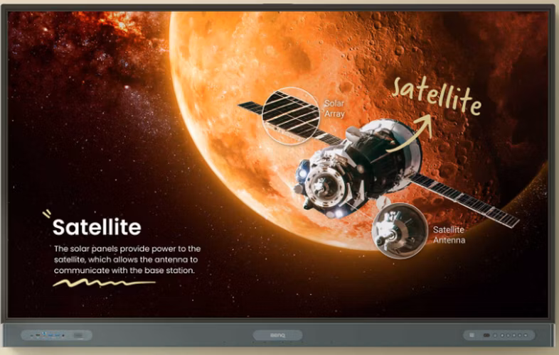 BenQ LCD RP7504 75" IPS Touch/3840 × 2160/1200:1/8ms/400 nits/4xHDMI/VGA/DP/repro