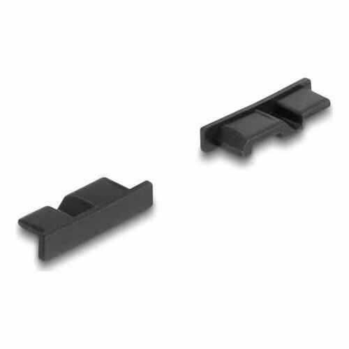 Delock Prachová záslepka pro USB 3.0 Typ Micro-B samice samice bez uchopení 10 kusů černá