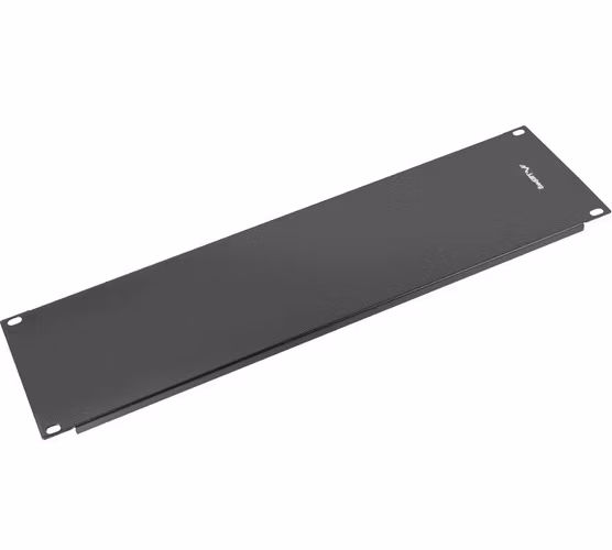 19" ZASLEPOVACÍ PANEL 3U ČERNÝ LANBERG
