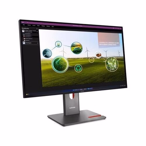 Lenovo LCD P27q-40 27" IPS/2560x1440/6ms/HDMI/DP/4xUSB/Výškově nastavitelný/Pivot/Vesa/Černá