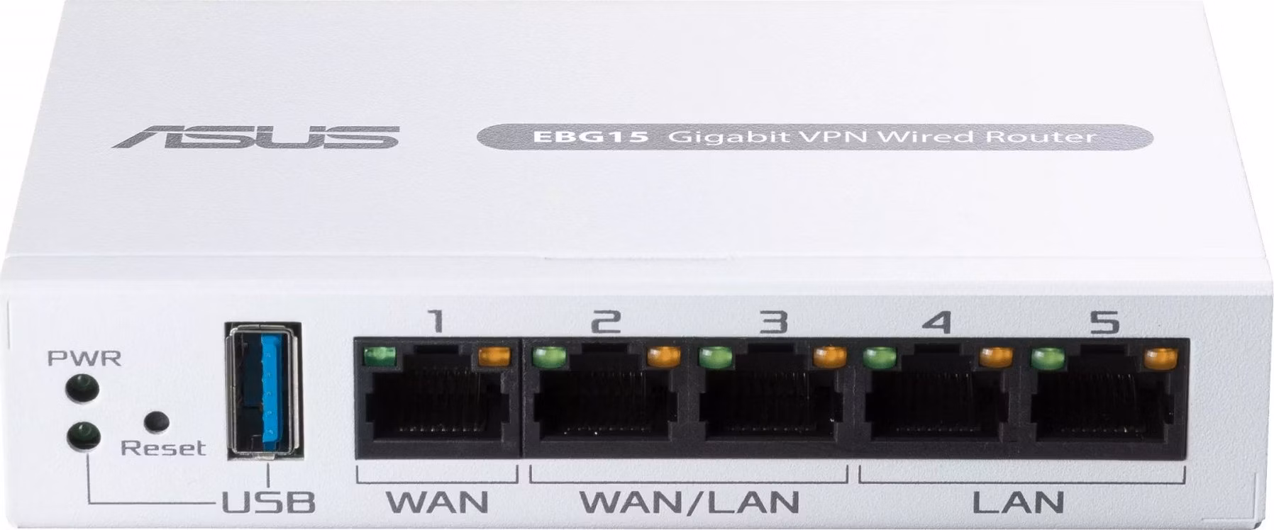 ASUS ExpertWiFi EBG15 Gigabit VPN wired router, Up to 3 WAN ethernet ports + 1 USB WAN