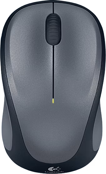 Logitech myš M235/ Bezdrátová/ Optická/ 1000dpi/ USB přijímač/ tmavě šedá (rtuť)